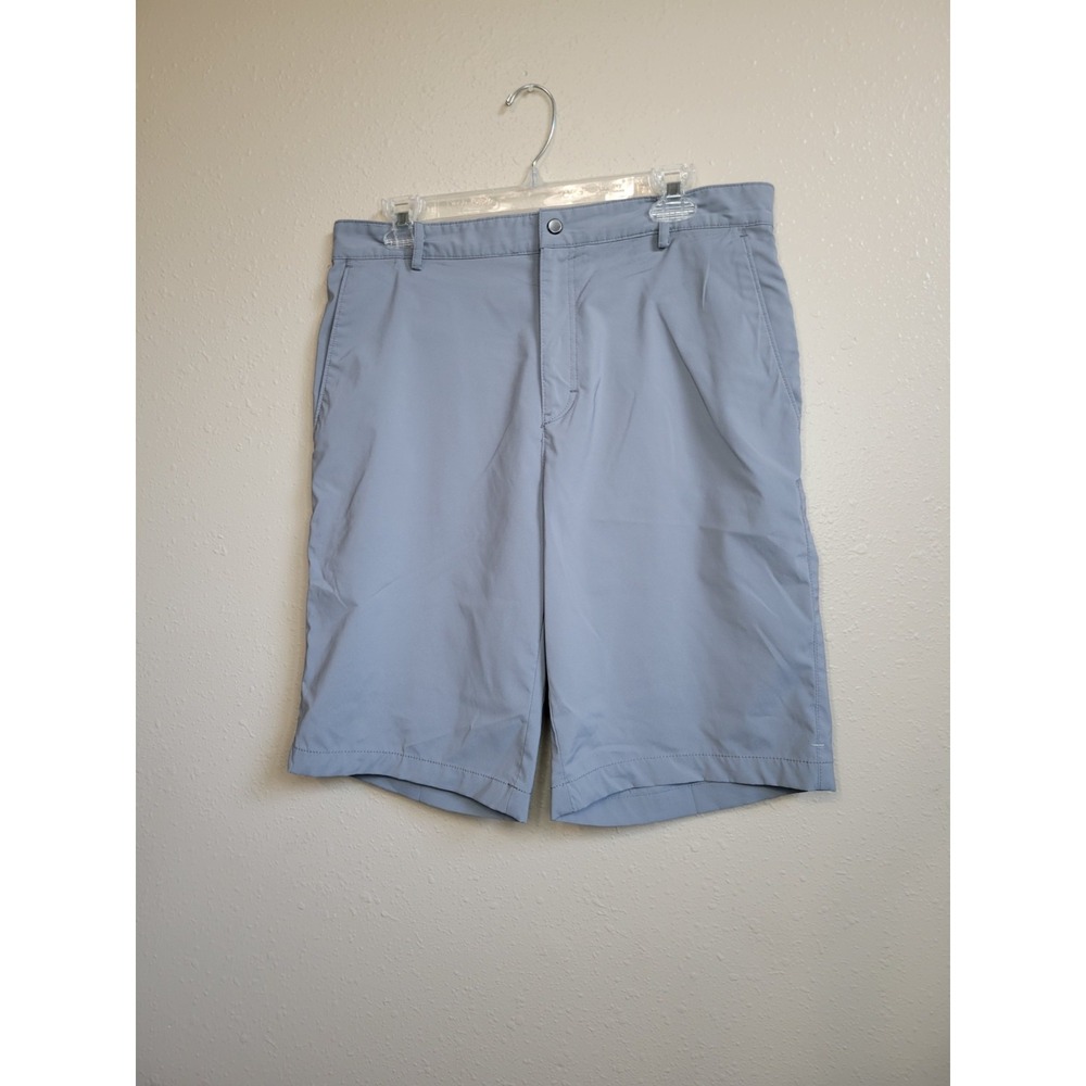 Calvin Klein Mens Chino Shorts Pockets Comfort Casualâ Gray Sz 32